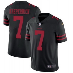 Nike 49ers 7 Colin Kaepernick Black Vapor Untouchable Limited Jersey