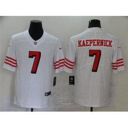 Nike 49ers 7 Colin Kaepernick White Color Rush Vapor Untouchable Limited Jersey