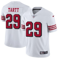 Nike 49ers Jaquiski Tartt White Color Rush Vapor Untouchable Limited Jersey