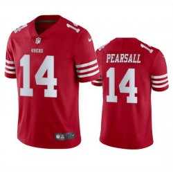 Youth San Francisco 49ers 14 Ricky Pearsall Red 2024 Draft Vapor Untouchable Limited Stitched Football Jersey