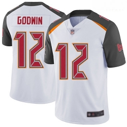 Buccaneers 12 Chris Godwin White Men Stitched Football Vapor Untouchable Limited Jersey