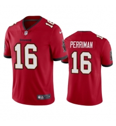 Men Tampa Bay Buccaneers 16 Breshad Perriman Red Vapor Untouchable Limited Stitched Jersey