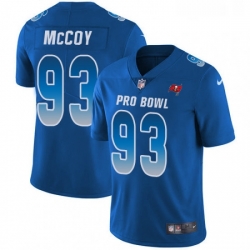 Mens Nike Tampa Bay Buccaneers 93 Gerald McCoy Limited Royal Blue 2018 Pro Bowl NFL Jersey