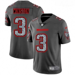 Nike Buccaneers 3 Jameis Winston Gray Camo Vapor Untouchable Limited Jersey