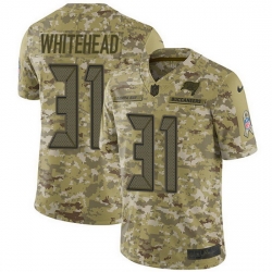 Nike Buccaneers 31 Jordan Whitehead Camo Men Stitched NFL Limited 2018 Salute To Service Jersey