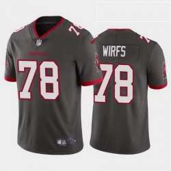 Nike Buccaneers 78 Tristan Wirfs Gray 2020 NFL Draft First Round Pick Vapor Untouchable Limited Jersey