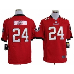 Nike Tampa Bay Buccaneers 24 Mark Barron Red Game NFL Jersey