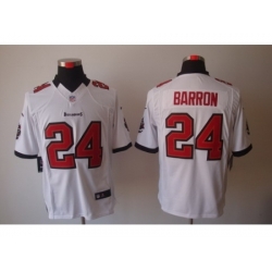 Nike Tampa Bay Buccaneers 24 Mark Barron White Limited NFL Jersey