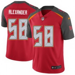 Nike Buccaneers #58 Kwon Alexander Red Team Color Youth Stitched NFL Vapor Untouchable Limited Jersey