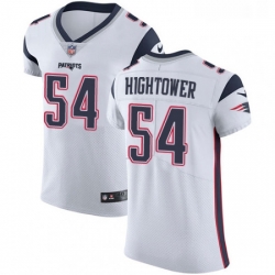 Mens Nike New England Patriots 54 Donta Hightower White Vapor Untouchable Elite Player NFL Jersey