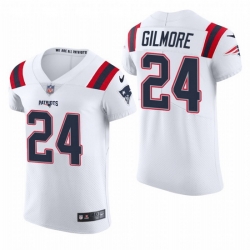 New England Patriots 24 Stephon Gilmore Nike Men White Team Color Men Stitched NFL 2020 Vapor Untouchable Elite Jersey