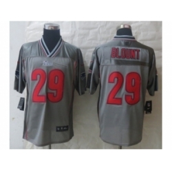 Nike New England Patriots 29 LeGarrette Blount Grey Elite Vapor NFL Jersey