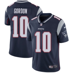 Nike Patriots #10 Josh Gordon Navy Blue Team Color Men Stitched NFL Vapor Untouchable Limited Jersey