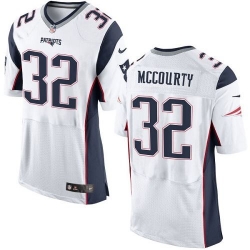 Nike Patriots #32 Devin McCourty White Mens Stitched NFL New Elite Jer