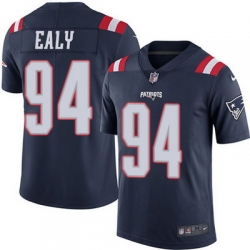 Nike Patriots #94 Kony Ealy Navy Blue Mens Stitched NFL Limited Rush Jersey