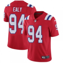 Nike Patriots #94 Kony Ealy Red Alternate Mens Stitched NFL Vapor Untouchable Limited Jersey