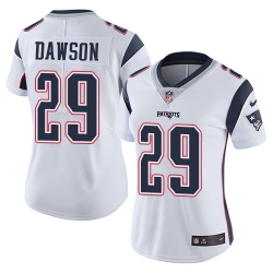 Nike Patriots #29 Duke Dawson White Womens Stitched NFL Vapor Untouchable Limited Jersey