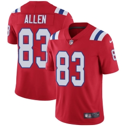 Nike Patriots #83 Dwayne Allen Red Alternate Youth Stitched NFL Vapor Untouchable Limited Jersey