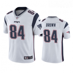 Youth Nike New England Patriots 84 Antonio Brown White Vapor Limited Jersey