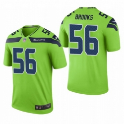 Men Seattle Seahawks Jordyn Brooks #56 Green Vapor Limited NFL Jersey