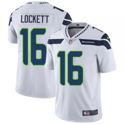 Nike Seahawks #16 Tyler Lockett White Mens Stitched NFL Vapor Untouchable Limited Jersey