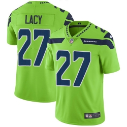 Nike Seahawks #27 Eddie Lacy Green Mens Stitched NFL Limited Rush Jersey