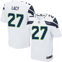 Nike Seahawks #27 Eddie Lacy White Mens Stitched NFL Elite Jersey