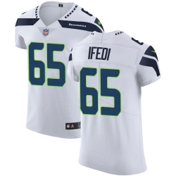 Nike Seahawks #65 Germain Ifedi White Mens Stitched NFL Vapor Untouchable Elite Jersey