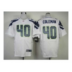 Nike Seattle Seahawks 40 Derrick Coleman white Elite NFL Jersey