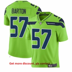 Seahawks 57 Cody Barton Green Men Stitched Football Limited Rush Jersey