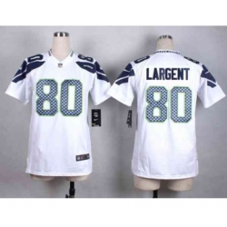 nike women nfl jerseys seattle seahawks 80 largent white[nike]