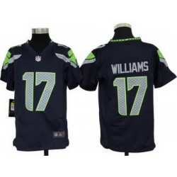 Youth Nike Seattle Seahawks 17# Mike Williams Blue Nike NFL Jerseys