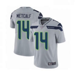 Youth Seattle Seahawks 14 DK Metcalf Grey Alternate Vapor Untouchable Limited Player Football Jersey