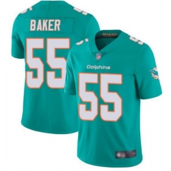 Nike Dolphins 55 Jerome Baker Aqua Vapor Untouchable Limited Jersey