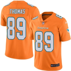 Nike Dolphins #89 Julius Thomas Orange Mens Stitched NFL Limited Rush Jersey