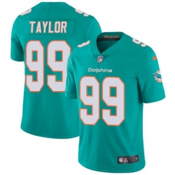 Nike Dolphins #99 Jason Taylor Aqua Green Team Color Mens Stitched NFL Vapor Untouchable Limited Jersey