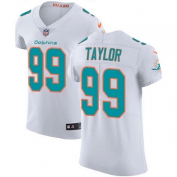 Nike Dolphins #99 Jason Taylor White Mens Stitched NFL Vapor Untouchable Elite Jersey