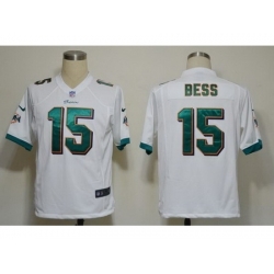 Nike Miami Dolphins 15 Davone Bess White Game Nike NFL Jersey