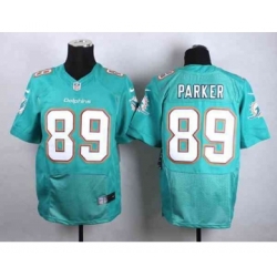 nike nfl jerseys miami dolphins 89 parker green[Elite]