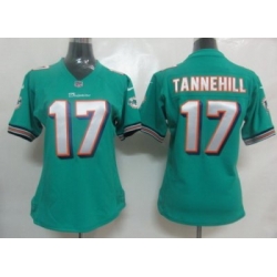 2012 Women Nike Miami Dolphins 17 Tannehill Jersey