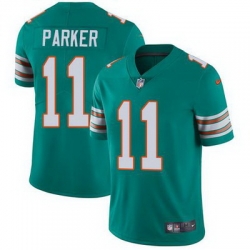 Nike Dolphins #11 DeVante Parker Aqua Green Alternate Youth Stitched NFL Vapor Untouchable Limited Jersey