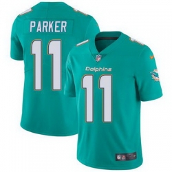 Nike Dolphins #11 DeVante Parker Aqua Green Team Color Youth Stitched NFL Vapor Untouchable Limited Jersey