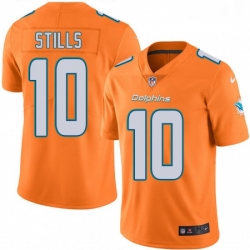 Youth Nike Miami Dolphins 10 Kenny Stills Limited Orange Rush Vapor Untouchable NFL Jersey