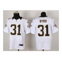 Nike New Orleans Saints 31 Jairus Byrd White Elite NFL Jersey