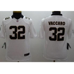 Youth Nike New Orleans Saints #32 Kenny Vaccaro White Stitched NFL Limited Jersey