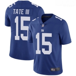 Giants 15 Golden Tate III Royal Blue Team Color Men Stitched Football Vapor Untouchable Limited Jersey