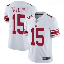 Giants 15 Golden Tate III White Men Stitched Football Vapor Untouchable Limited Jersey