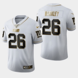 Giants 26 Saquon Barkley White 100th Season Vapor Untouchable Limited Jersey