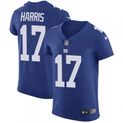 Nike Giants #17 Dwayne Harris Royal Blue Team Color Mens Stitched NFL Vapor Untouchable Elite Jersey