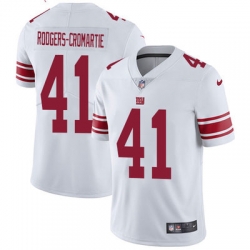 Nike Giants #41 Dominique Rodgers Cromartie White Mens Stitched NFL Vapor Untouchable Limited Jersey